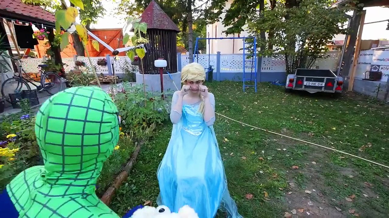 Spiderman & Hulk in GLASS! w_ Joker Frozen Elsa Baby Superheroes Fun In Real Life-fPRZfcVkixQ