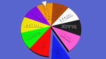 3D Color Wheel Of Fortune! Learn Colors with Color Chart, Teach Colours, Baby Children Kids Learning