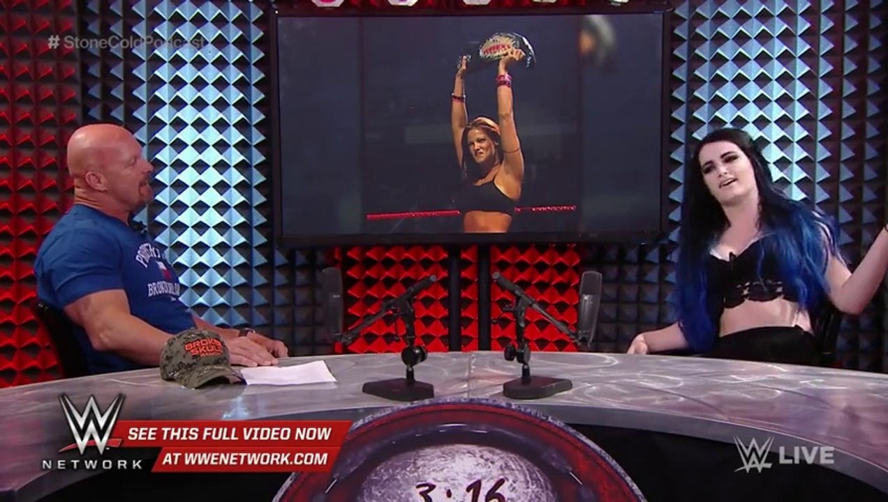 WWE - Paige reveals her -Stone Cold- Steve Austin obsession-