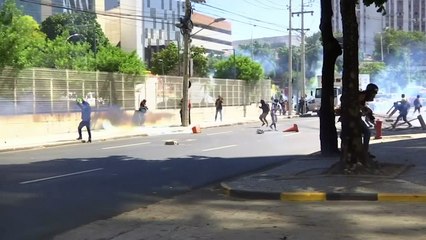 Police clash with anti-austerity protesters in Brazil