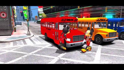 Mickey Mouse Clubhouse Wheels On The Bus | Nursery Rhymes | 3D Animation In HD From Binggo