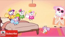 Five Little Paw Patrol Skeleton Jumping on the Bed - 5 Little Monkeys Jumping On The Bed