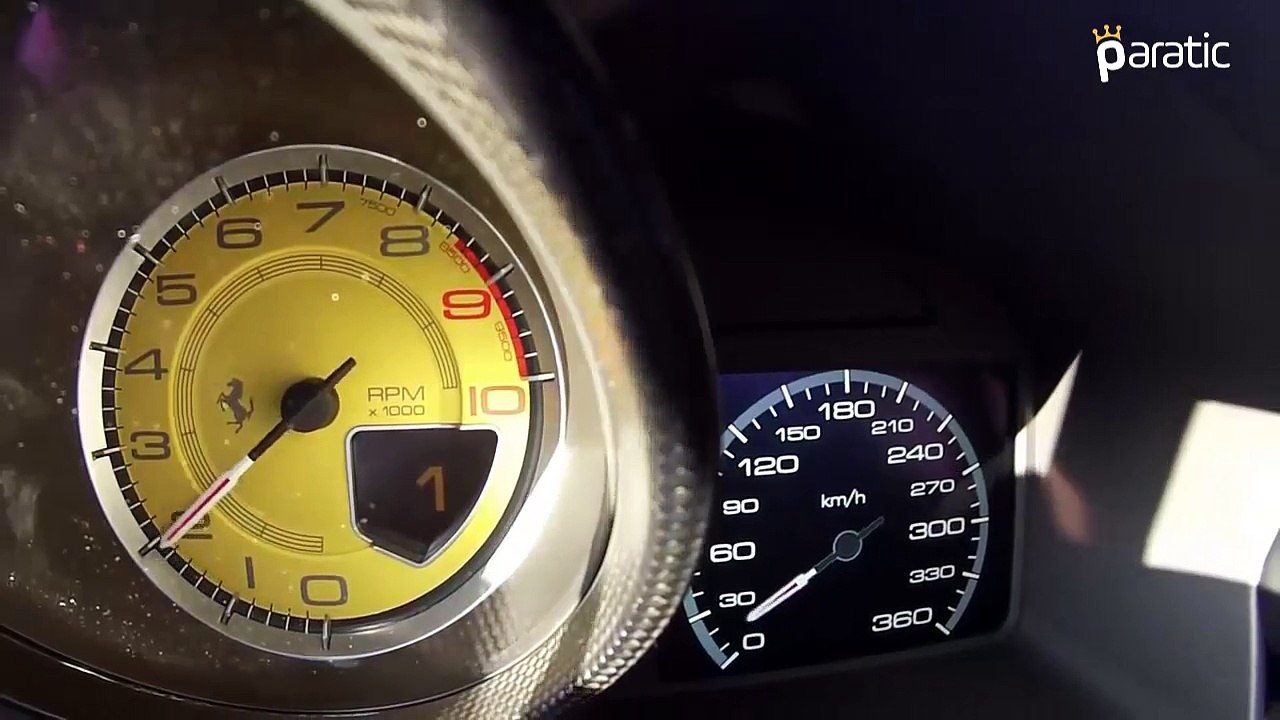 Ferrari F12 Berlinetta'dan 340 km'lik Rekor Hız