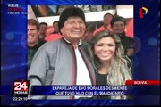 Bolivia: Gabriela Zapata admite que no tuvo un hijo con Evo Morales