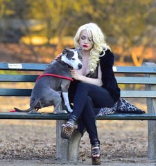 Televizyon Yıldızı Courtney Stodden, Sütyeniyle Köpek Gezdirmeye Çıktı