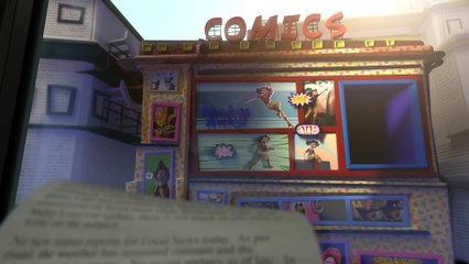 Video giải trí 3D: Chuyện tình trên những trang báo mới