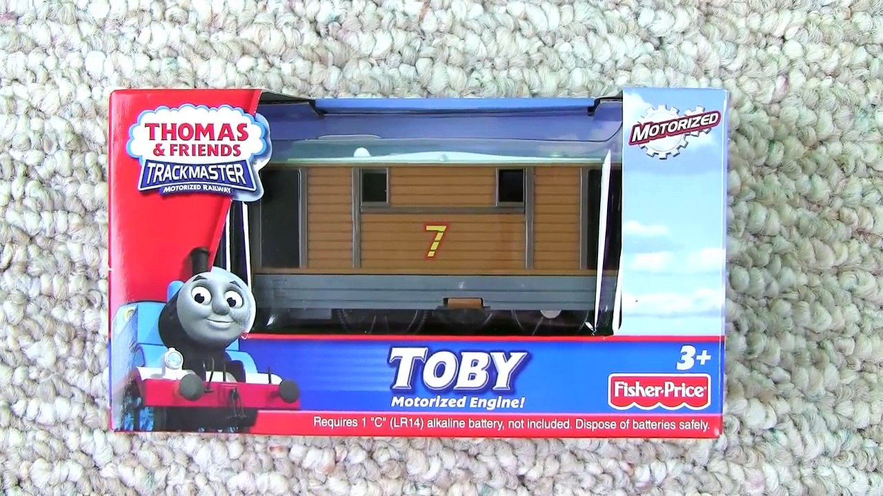 Thomas The Tank Engine Trackmaster Toby Toy Unboxing Playtime Video