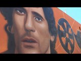 San Giorgio a Cremano (NA) - Un murales dedicato a Massimo Troisi (20.02.17)