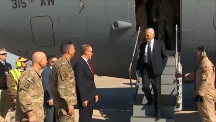 وزير الدفاع الأميركي جيمس ماتيس يصل بغداد