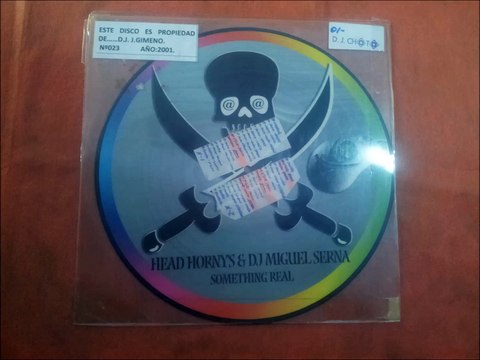 HEAD HORNY'S & D.J. MIGUEL SERNA.(SOMETHING REAL.(KLUBB MIX.)(12''.)(2001.)