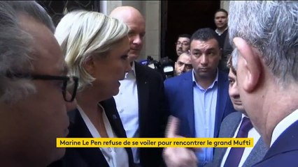 Marine Le Pen refuse de porter le voile pour rencontrer le mufti à Beyrouth