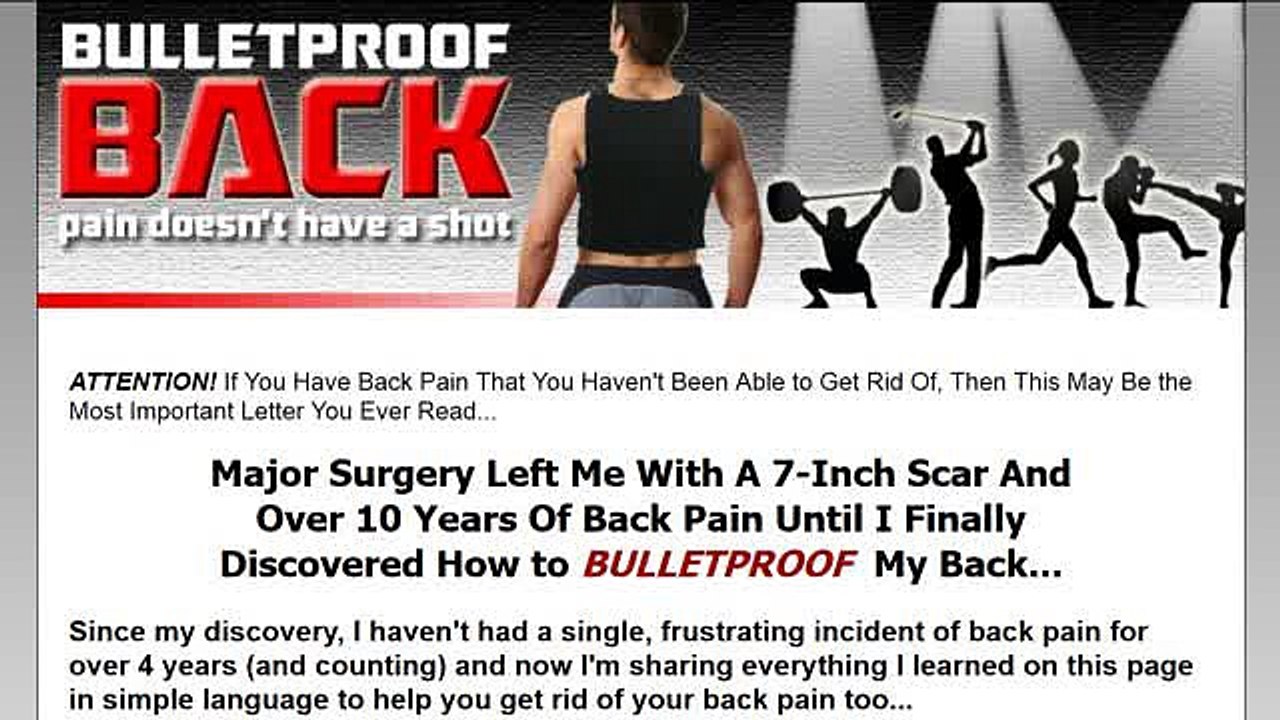 Bulletproof Back