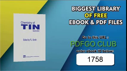 Chemistry of Tin 2nd Edition