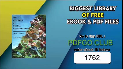 Colour of Metal Compounds 0th Edition