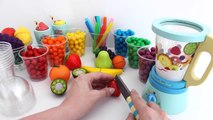 Toy Mixer Playset Learn Fruits & Vegetables with Wooden Velcro Toys for Kids Preschoolers