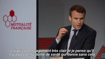 Santé/Emmanuel Macron : «Aucun soin ne sera déremboursé»