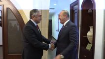 KKTC Cumhurbaşkanı Akıncı, Dışişleri Bakanı Çavuşoğlu'nu Kabul Etti