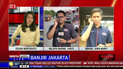 Banjir Kelapa Gading Boulevard Surut