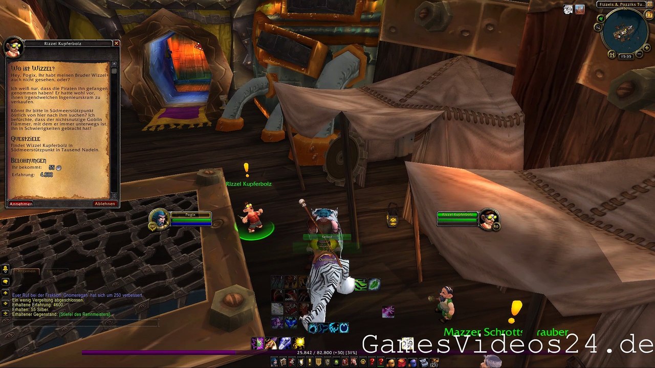 World of Warcraft Quest: Wo ist Wizzel?