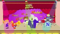 N Harfi - ABC Alfabe SEVİMLİ DOSTLAR Eğitici Çocuk Şarkıları (Türkçe Çizgi Film - Klip)