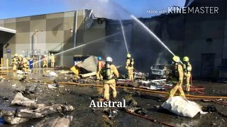 Plane crash  Australian city of Melbourne - shopping mall Jet