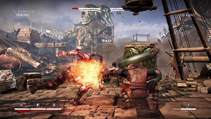 Mortal Kombat X Premier Tower MK9 as Triborg with the 6th best rank
