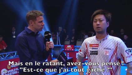 Ce joueur de billard japonais donne une interview délirante et fait le buzz sur la toile