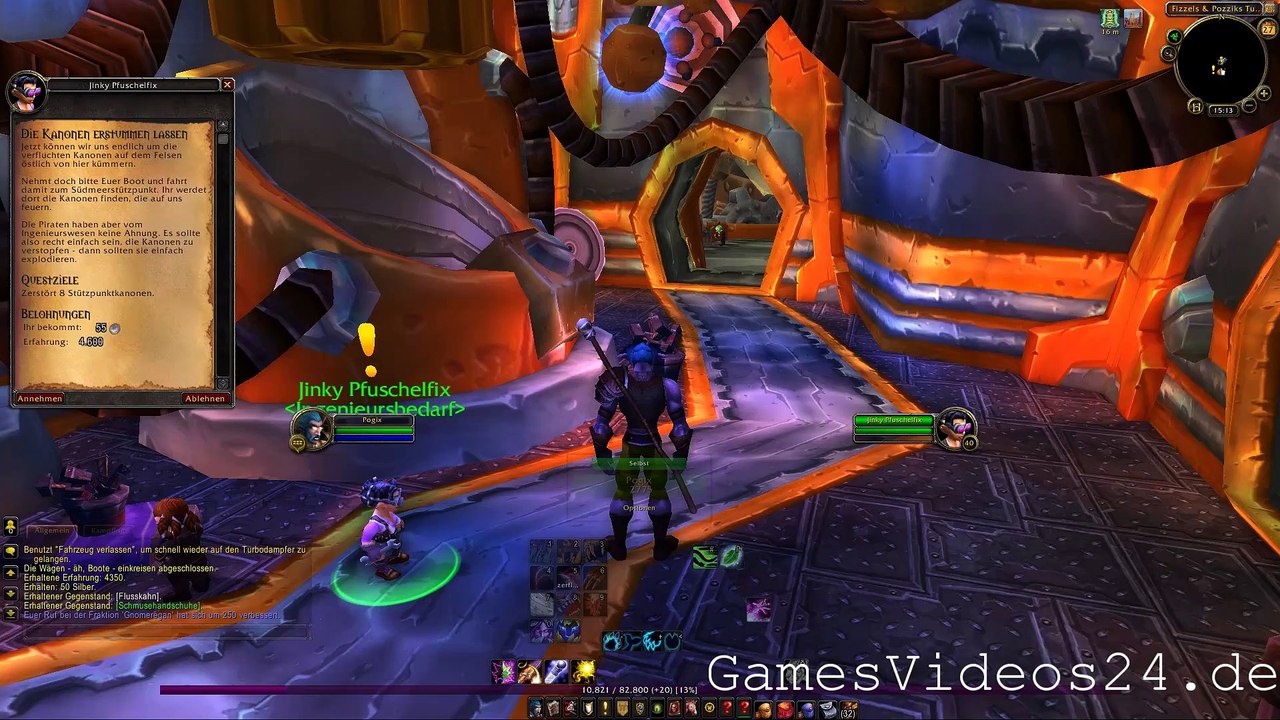 World of Warcraft Quest: Die Kanonen erstummen lassen