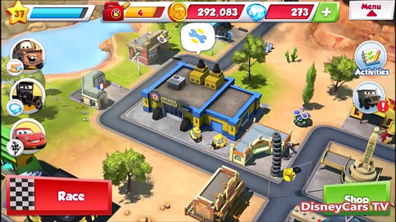 CARS: RÁPIDOS COMO el RAYO Fillmore VS Flo VS Luigi VS Guido | Disney Pixar Cars