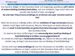 Zelf kleding bedrukken Sint-Genesius-Rode