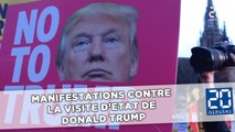 Londres: Manifestation contre la visite d'Etat de Donald Trump