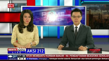 Aksi Massa 212 Tuntut Nonaktifkan Ahok