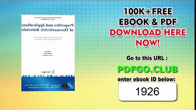 Properties and Applications of Thermoelectric Materials