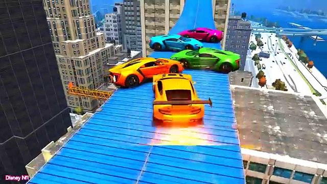 Learn Numbers & Colors - Spider man Cartoon in Garbage Truck Colors Cars for Kids