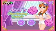 Annas Cheerleading Tryouts Disney Frozen Anna Makeover Games for kids