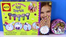 DIY Sparkle Nail Polish Set! Make Your Own Nail Polish Colors! Lipstick Case! Crafty FUN