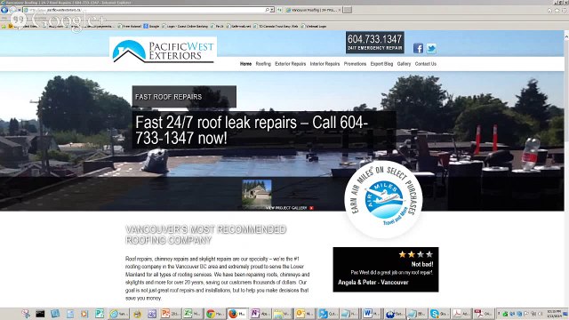 Emergency Roof Repair Vancouver BC -604-733-1347- Pacific West Roofing & Exteriors