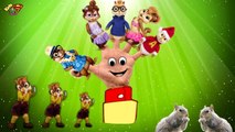 Alvin And The Chipmunks Nursery Rhymes for Children - Finger Family Song - Daddy Finger So