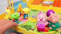 Pororo School Bus Tayo the Little Bus Garage Toy Surprise English Learn Colors Numbers YouTube