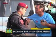 Chiclayo: excomandante FAP es acusado de manejar ebrio y ocasionar accidente