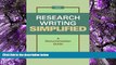PDF [Download]  Research Writing Simplified: A Documentation Guide (7th Edition)  For Online