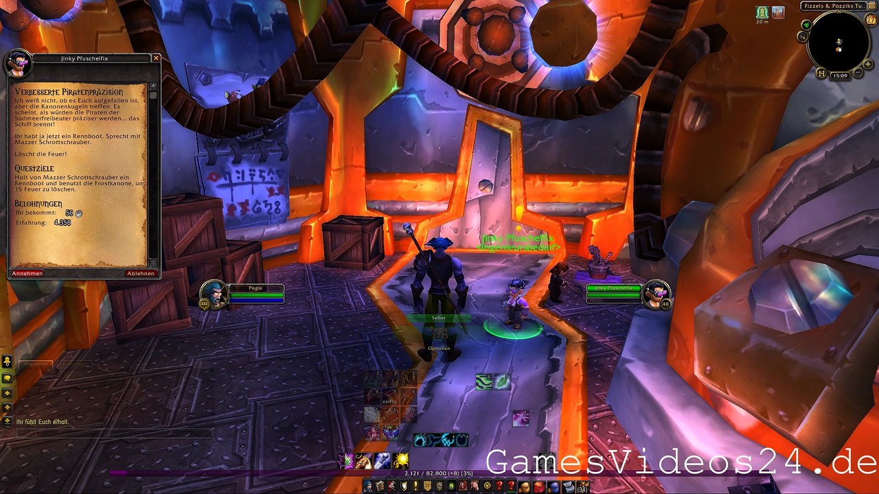 World of Warcraft Quest: Verbesserte Piratenpräzision