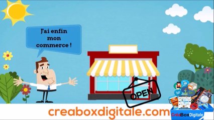 creaboxdigitale, boite à outils et solution marketing pour commerçants, restaurants, coiffeurs.