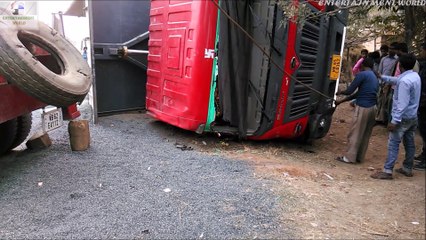 Mahindra Torrow 3118 Accident Flip Over Cottage
