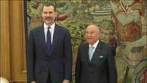 El Rey trata perspectivas de Latinoamérica con el presidente saliente de CAF