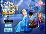 Disney Frozen Game - Princess Elsa and Anna Building Olaf Frozen Game For Kids