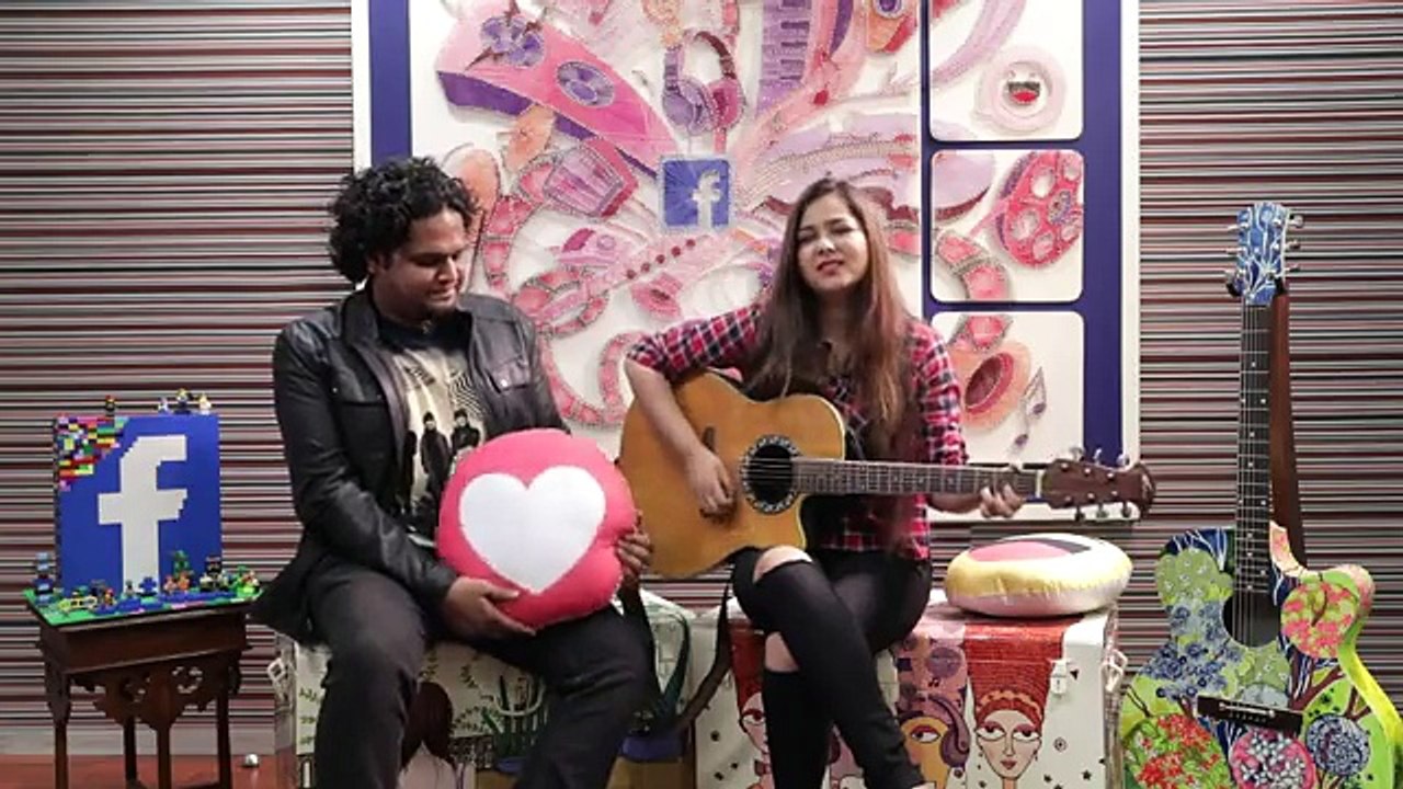 Shraddha Sharma Performing another song for you, LIVE from #FBBandstand!