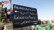 بالفيديو..وزيرا الآثار والثقافة يفتتحان متحف الحفائر الأثرية 