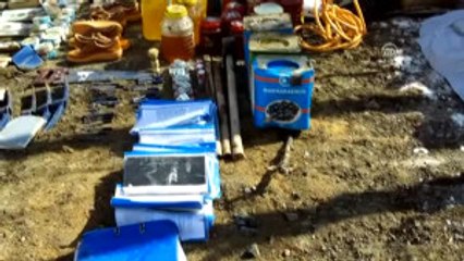 Bingöl'de Terör Operasyonu - Sığınakta Gıda ve Yaşam Malzemesi