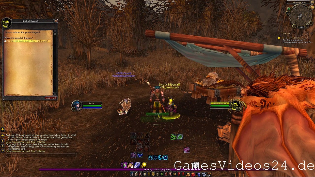 World of Warcraft Quest: Nach Neu-Thalanaar